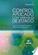 Control aplicado con variables de estado (2.ª edición)