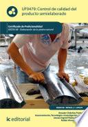 Control de calidad del producto semielaborado. IEXD0409