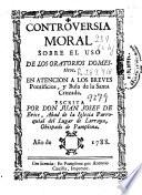 Controversia moral sobre el uso de los oratorios domesticos