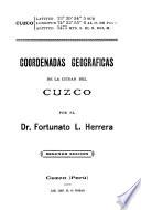 Coordenadas geográficas de la ciudad del Cuzco