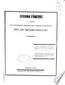 Corona fúnebre a la memoria del malogrado Director del Colejio de Granada [sic.], Pbro. Lcdo. Don Pedro Saenz Llaría