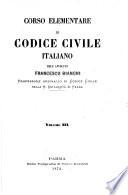 Corso elementare di codice civile italiano