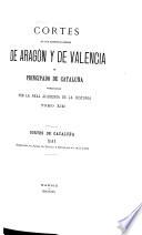 Cortes de los antiguos reinos de Aragón y de Valencia y principado de Cataluña