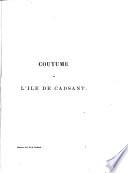 Coutumes des pays et comté de Flandre