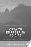 Crea tu empresa en 15 días