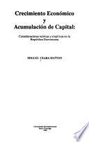 Crecimiento económico y acumulación de capital