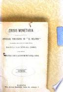 Crisis monetaria