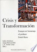 Crisis y transformación. Una perspectiva de política económica