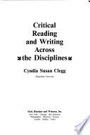 Critical Reading and Writing Across the Disciplines