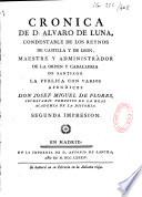Cronica de D. Alvaro de Luna