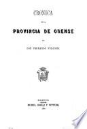 Cronica de la provincia de Orense