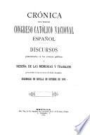 Crónica del tercer Congreso Católico Nacional Español