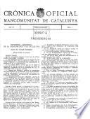 Crònica oficial ...