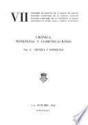 Crónica, ponencias y comunicaciones: Crónica y ponencias