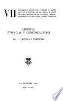 Crónica, ponencias y comunicaciones