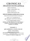 Cronicas de los reyes Castilla