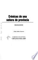 Crónicas de una señora de provincia