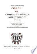 Crónicas y artículos sobre teatro, VII (1890-1892)