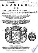 Cronicon de Christiano Adricomio Delfo ; traducido del latín en español por D. Lorenço Martinez de Marcilla ...