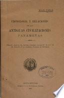 Cronología y relaciones de la antiguas civilizaciones panameñas