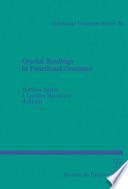 Crucial Readings in Functional Grammar