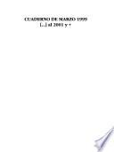 Cuaderno de Marzo 1999-2001 y +