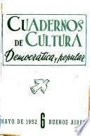 Cuadernos de cultura democrática y popular