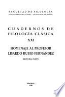 Cuadernos de filología clásica