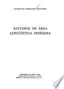Cuadernos de lingüística indígena