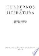 Cuadernos de literatura