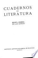 Cuadernos de literatura