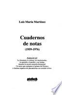 Cuadernos de notas (1959-1976)