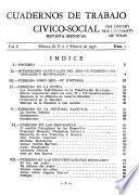 Cuadernos de trabajo civico-social