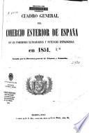 Cuadro general del comercio esterior de España con sus posesiones ultramarinas y potencias estranjeras en ...