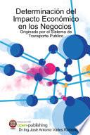 Cuantificaci—n y Determinaci—n del Impacto Econ—mico en los Negocios, Originado por el Sistema de Transporte Publico