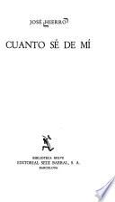 Cuanto sé de mí