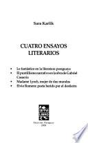 Cuatro ensayos literarios