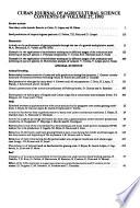 Cuban Journal of Agricultural Science