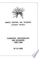 Cuentas nacionales del Ecuador