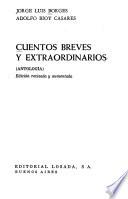 Cuentos breves y extraordinarios