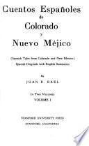 Cuentos españoles de Colorado y Nuevo Méjico
