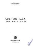 Cuentos para leer sin rimmel