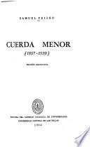 Cuerda menor (1937-1939)