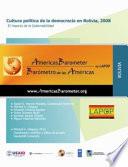 Cultura política de la democracia en Bolivia, 2008