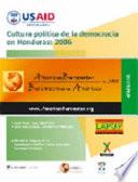 Cultura política de la democracia en Honduras, 2006