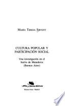 Cultura popular y participación social