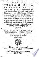Curioso tratado dela naturaleza y calidad del chocolate, dividido en quatro puntos