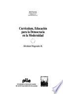 Curriculum, educación para la democracia en la modernidad