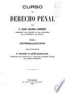 Curso de derecho penal