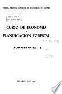 Curso de economia y planificacion forestal
